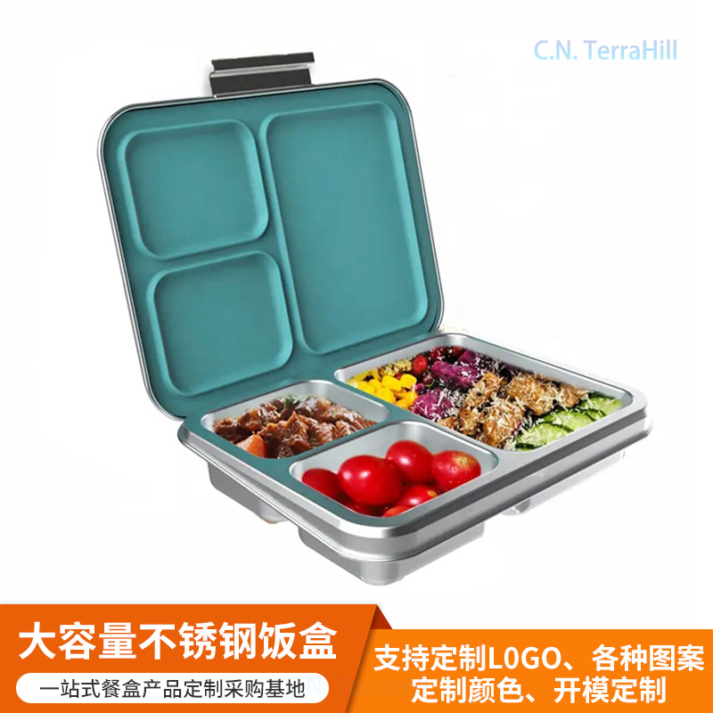 Bento Box - Voedselveilige 304 roestvrijstalen geïsoleerde lunchbox met