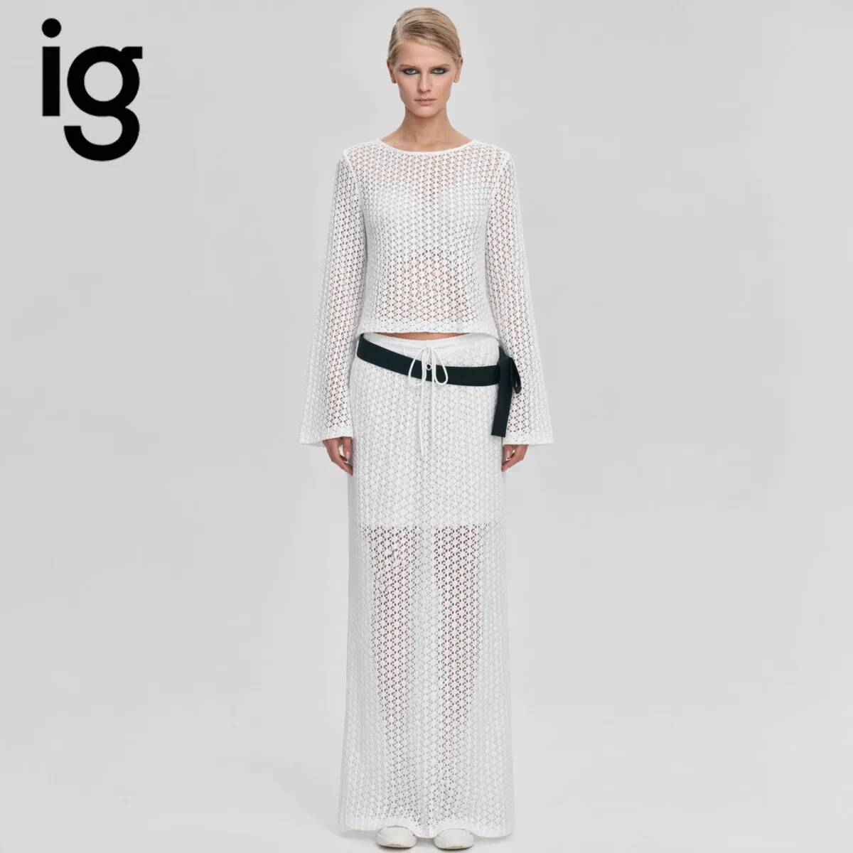 Matcha - IG 2026 Dames Gebreide Tweedelige Set