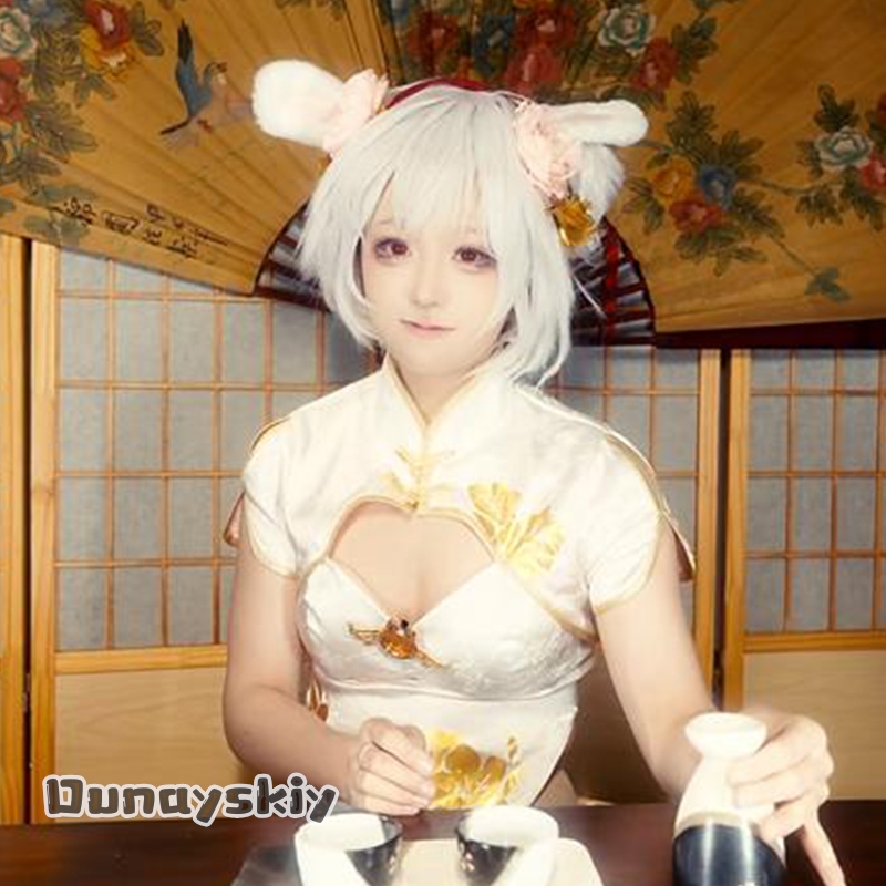 Japanese Fan - Yumekiri*/Azur Lane Laffey Nieuwjaars Qipao Cosplay