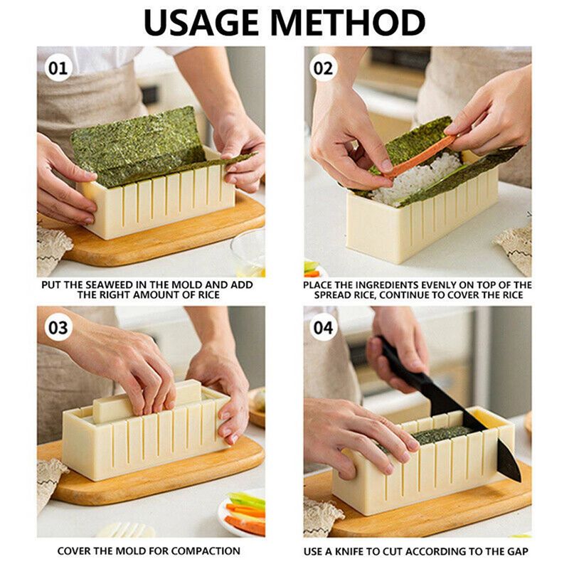 3X Sushi Maker Rijstvorm Japan - Sushi Making Kit recensie en prijs