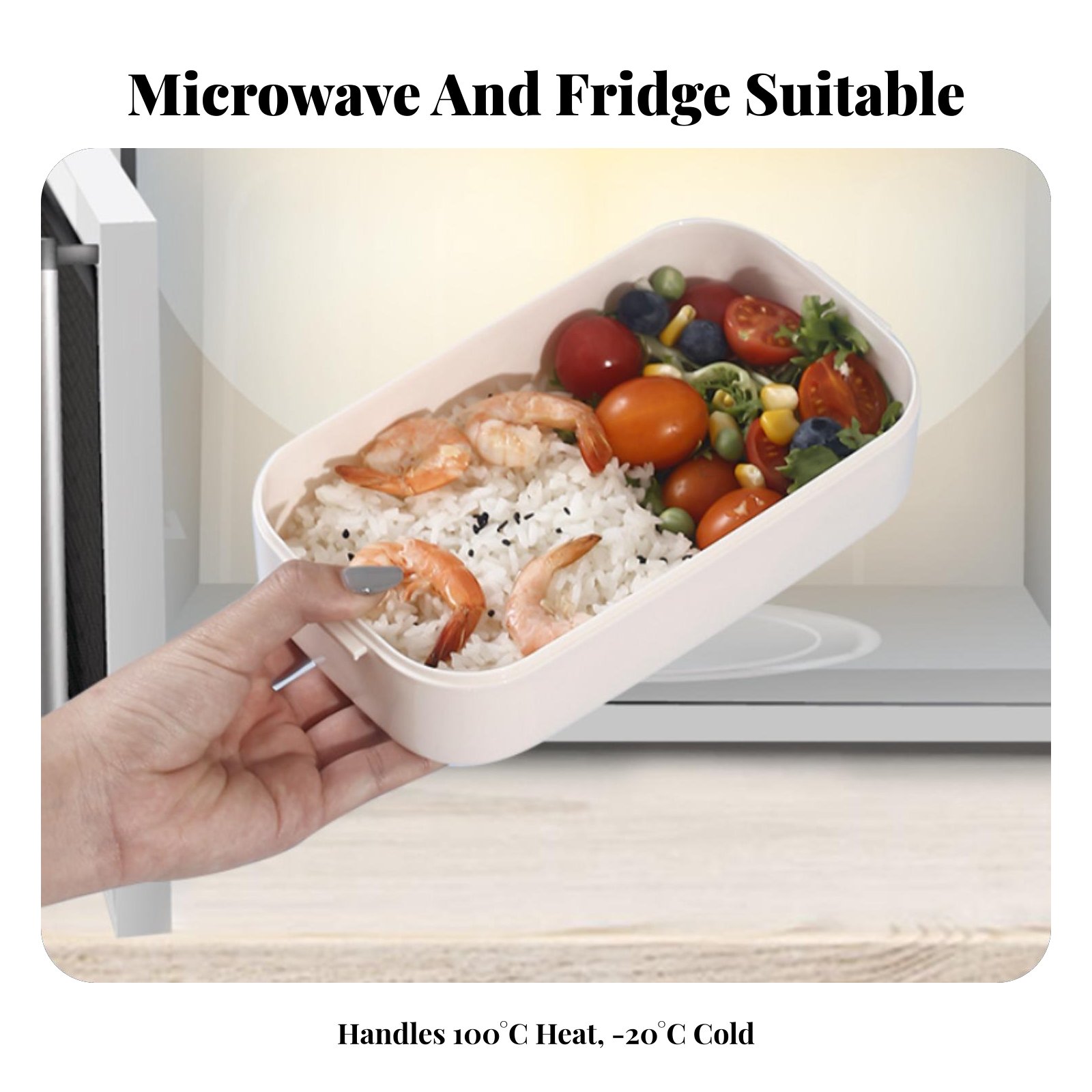 Plastic bentobox, dubbele comp - Bento Box recensie en prijs
